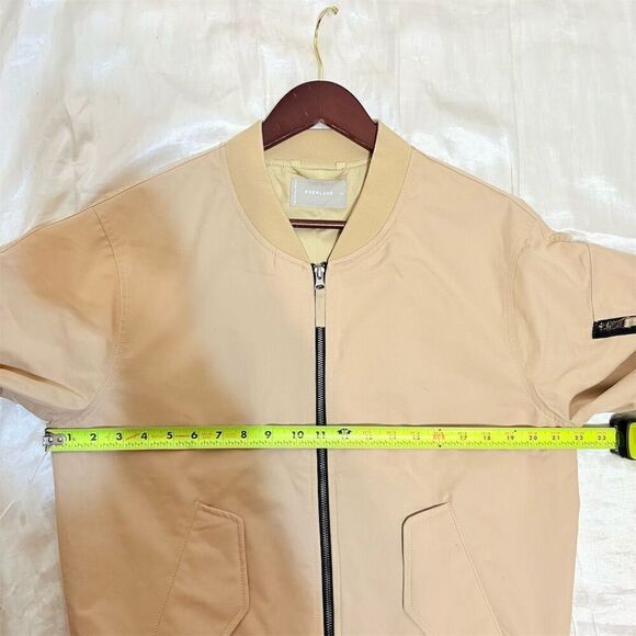 Everlane Womens Tan Oversized Bomber Jacket Size XS - Picture 6 of 8
